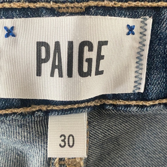 Paige Verdugo Ultra Skinny Factory Distressed Jeans - Picture 8 of 10